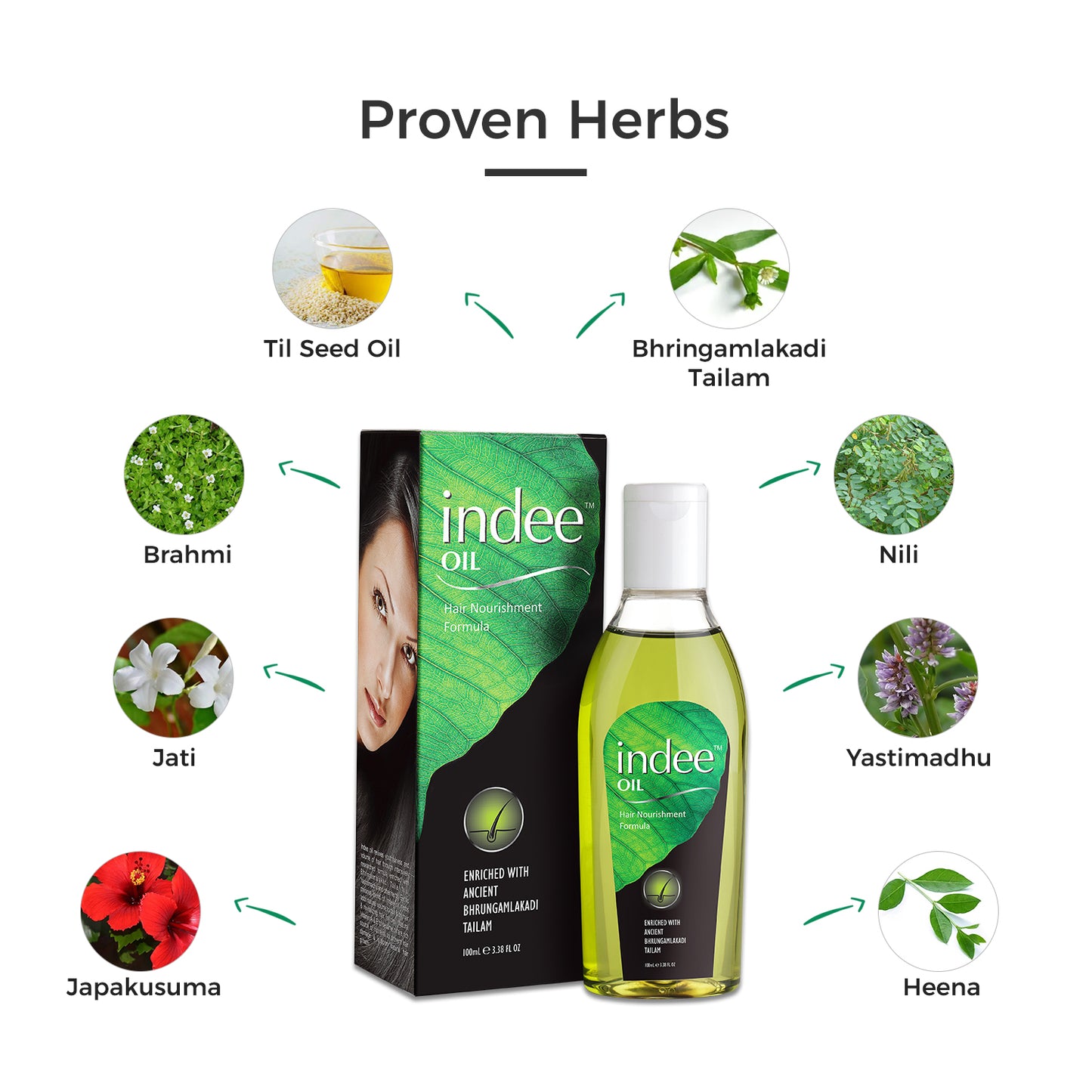 Indee oil + Shampoo