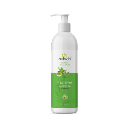 Aushadhi Herbal Shampoo (Tulsi, Heena, Aloevera)