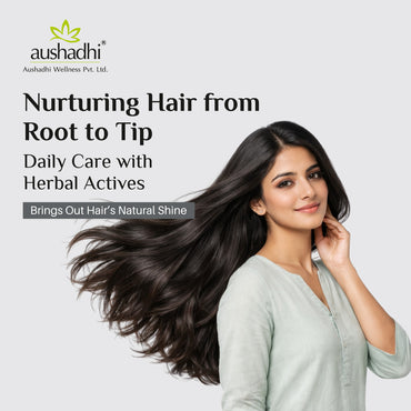 Aushadhi Herbal Shampoo (Bhringraj, Amla, Fenugreek )