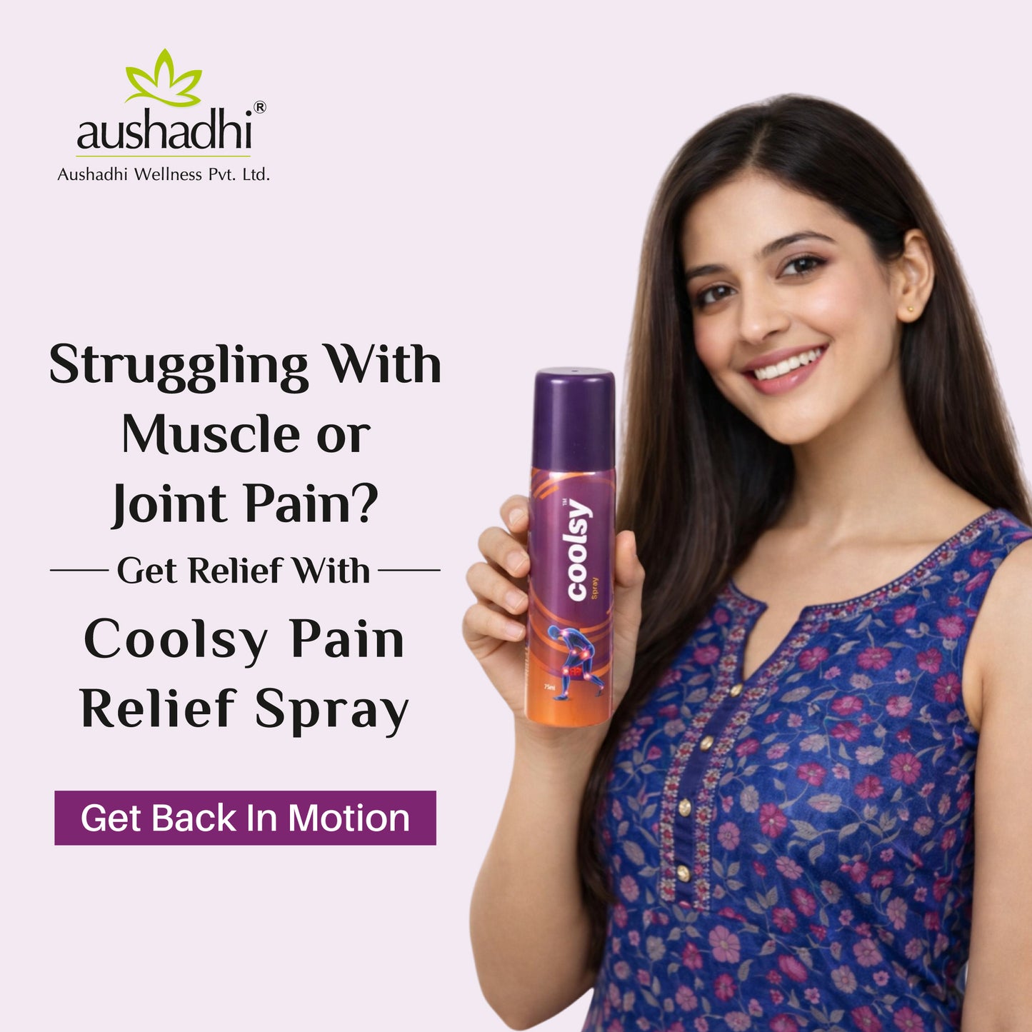 Coolsy Pain Relief Spray -75 ml