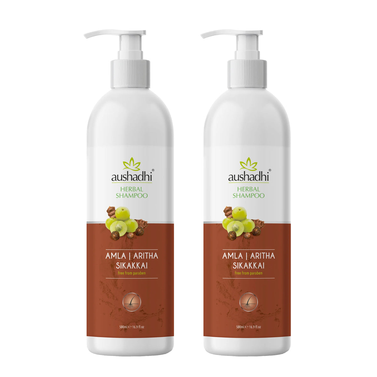 Aushadhi Herbal Shampoo (Amla, Aritha, Sikakkai)