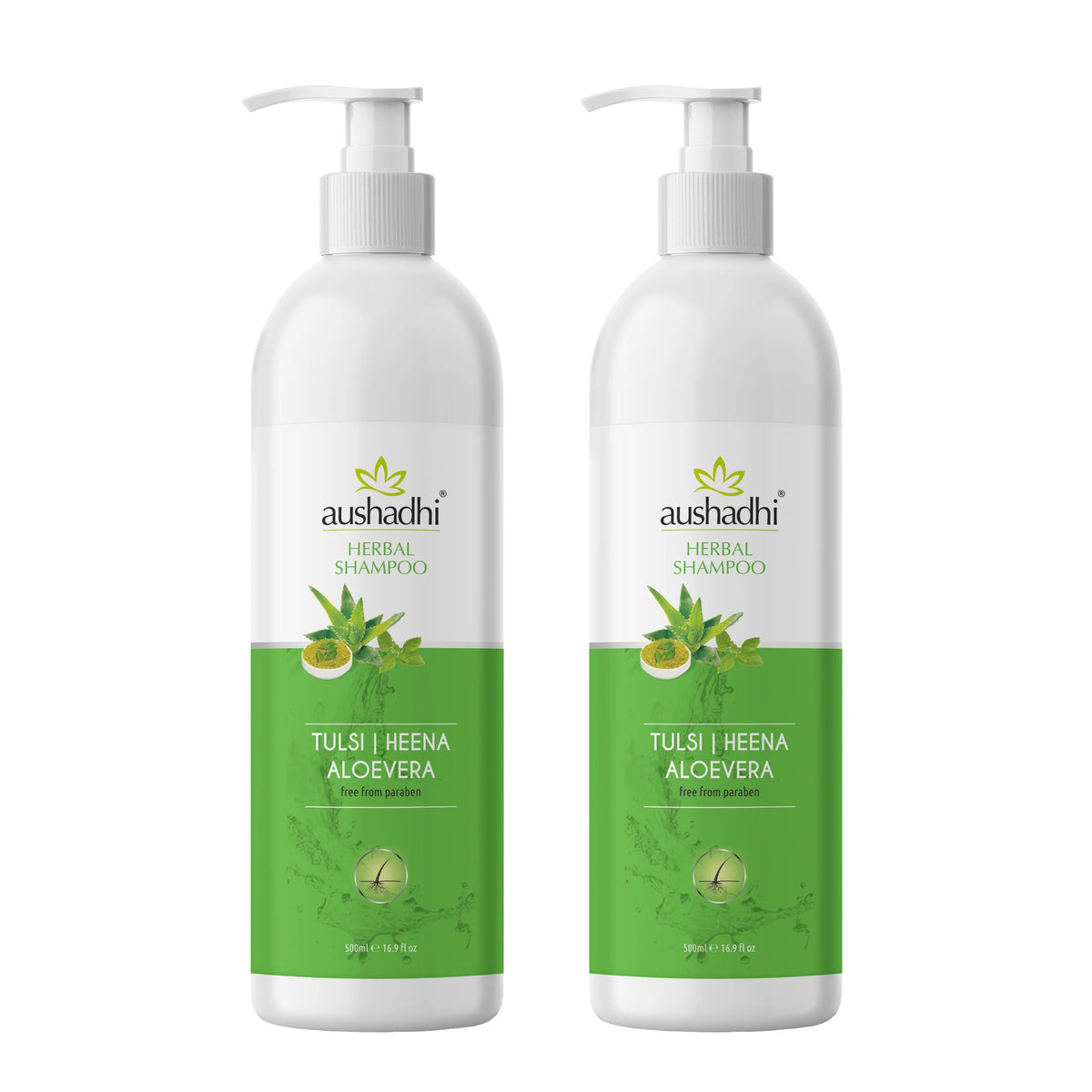 Aushadhi Herbal Shampoo (Tulsi, Heena, Aloevera)