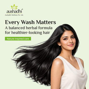 Aushadhi Herbal Shampoo (Tulsi, Heena, Aloevera)