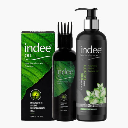 Indee oil + Shampoo