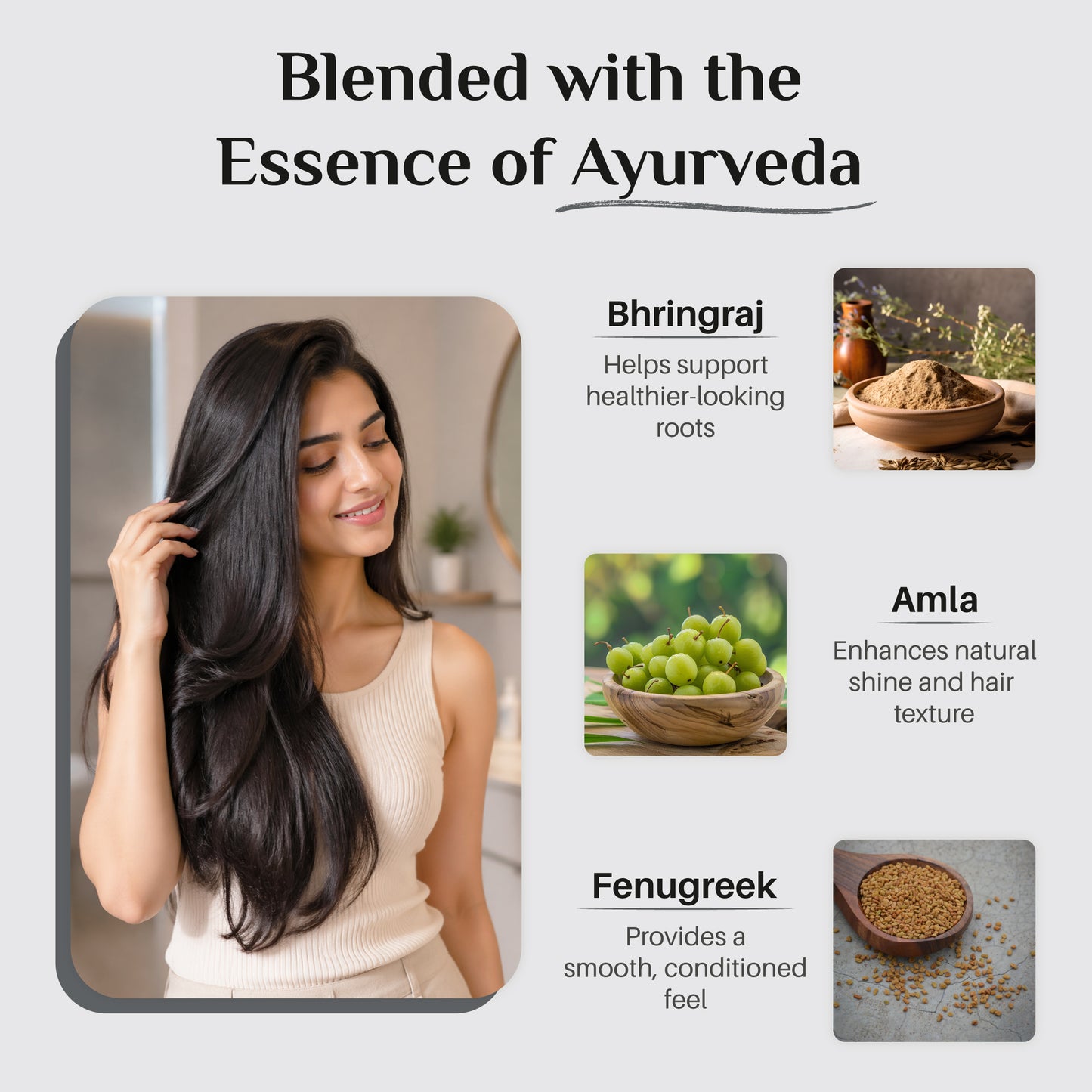 Aushadhi Herbal Shampoo (Bhringraj, Amla, Fenugreek )