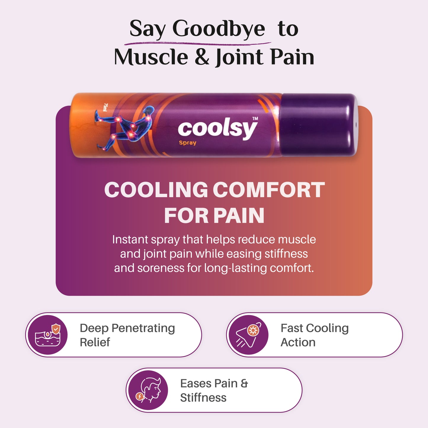 Coolsy Pain Relief Spray -75 ml