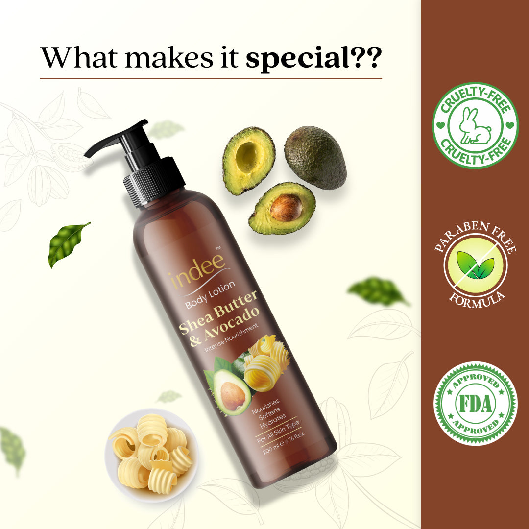 Indee Body Lotion (Shea Butter & Avocado Oil) 200ml