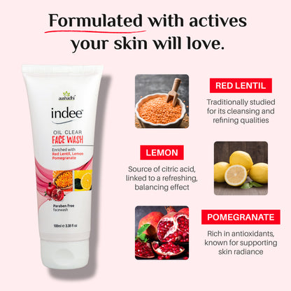 Indee Facewash - Oil clear 100ml
