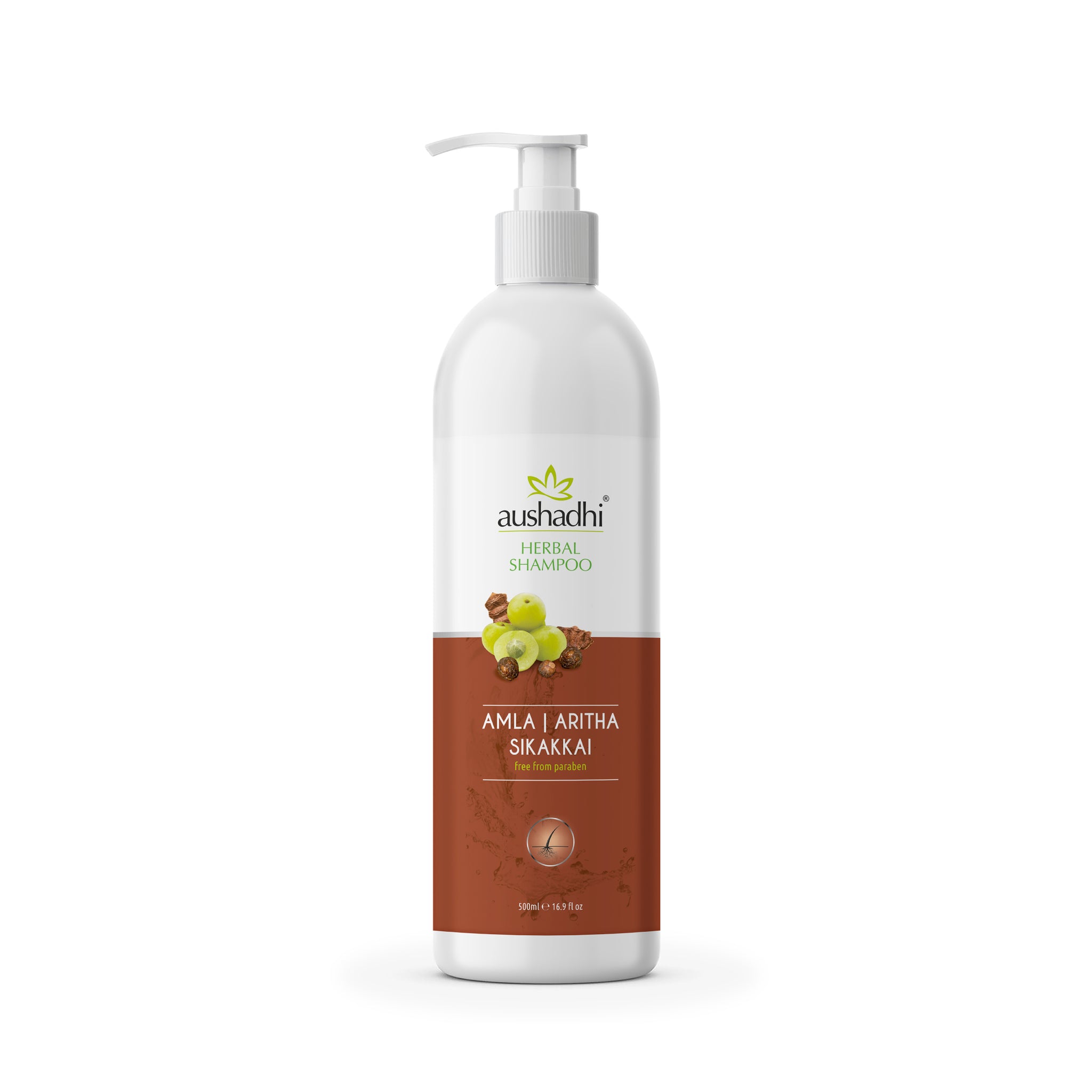 Aushadhi Herbal Shampoo (Amla, Aritha, Sikakkai)