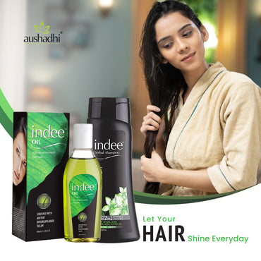Indee oil + Shampoo