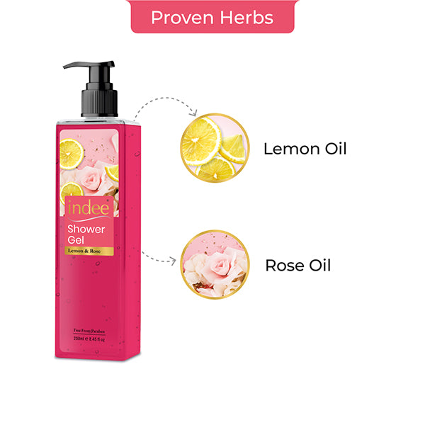 Indee Shower Gel (Lemon | Rose)